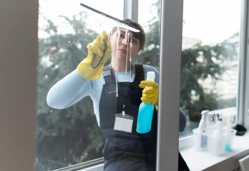 Nettoyage de vitres intérieures et extérieures à Sagy